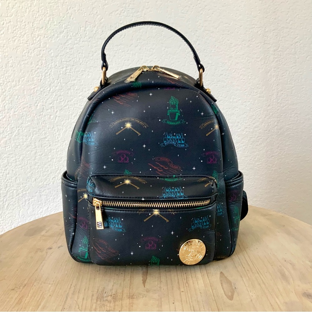 Harry Potter Hogwarts Classes Allover Print Mini Backpack
